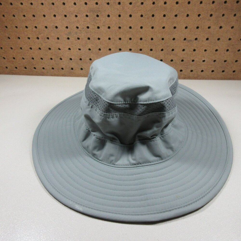 Sunday Afternoons mens solid gray nylon vented bucket hiking sun hat L
